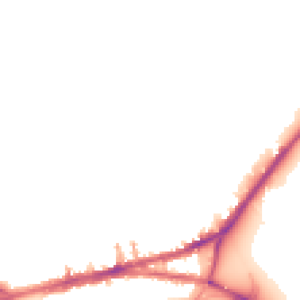Night-time road noise heatmap for PL4 9EW