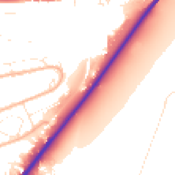 Daytime road noise heatmap for PL4 9JW