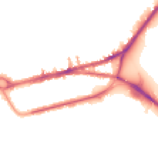 Night-time road noise heatmap for PL4 9NN