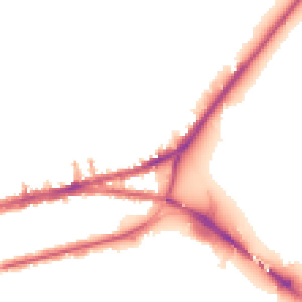 Night-time road noise heatmap for PL4 9PU