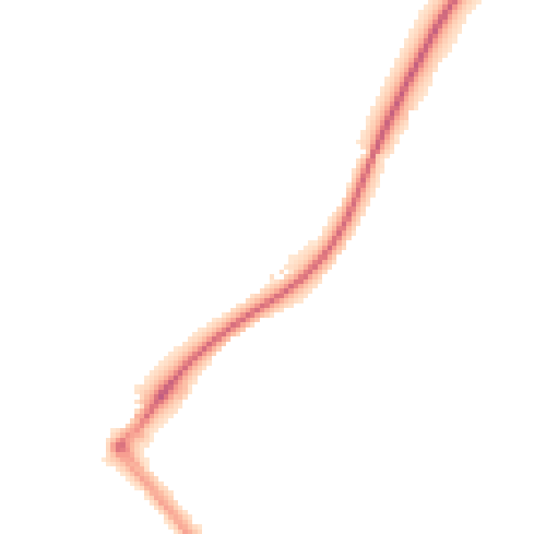 Night-time road noise heatmap for PL5 1AS