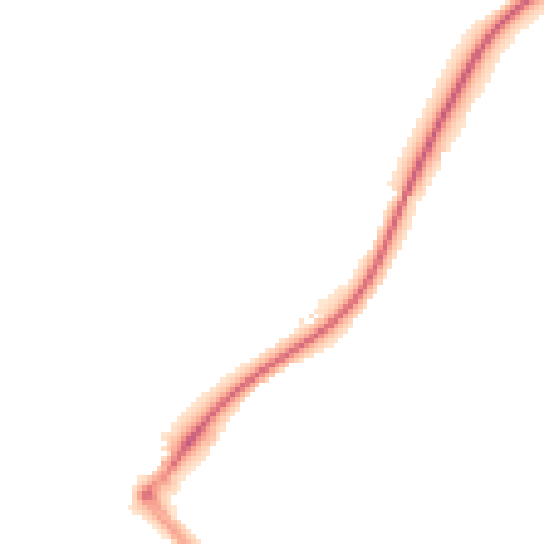 Night-time road noise heatmap for PL5 1AU