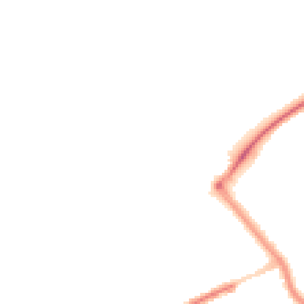 Night-time road noise heatmap for PL5 1BQ