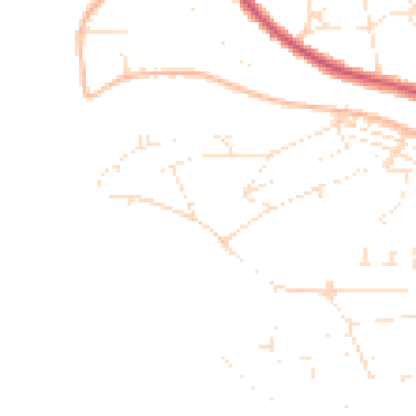Daytime road noise heatmap for PL5 1HT