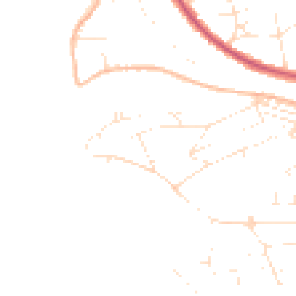 Daytime road noise heatmap for PL5 1HU
