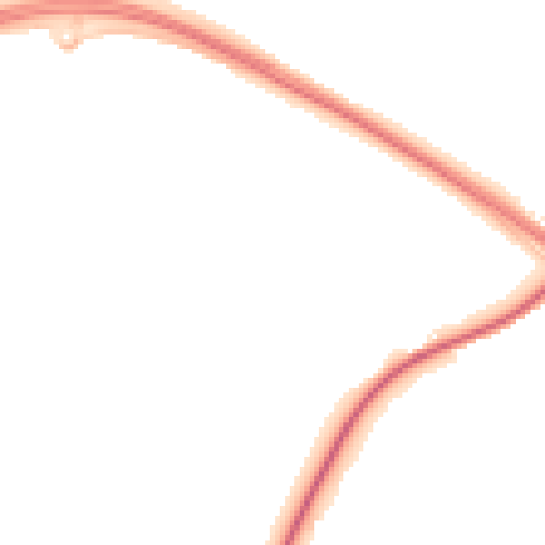 Night-time road noise heatmap for PL5 2BJ