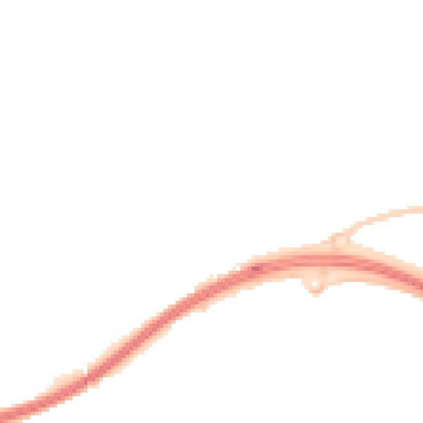 Night-time road noise heatmap for PL5 2EY