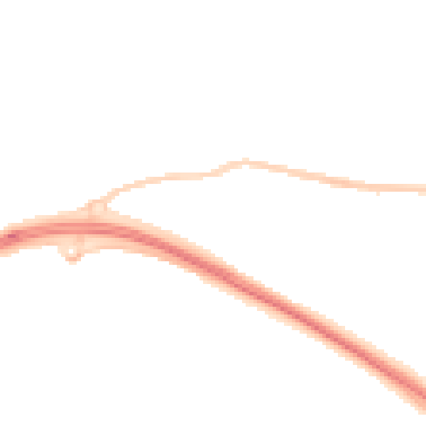Night-time road noise heatmap for PL5 2HJ