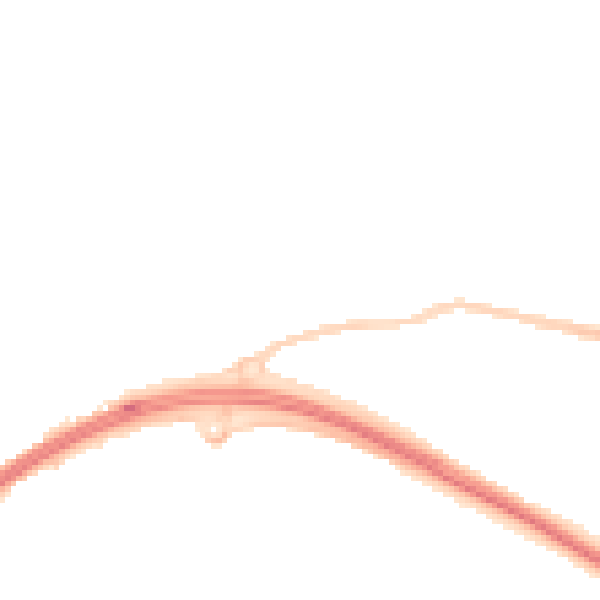 Night-time road noise heatmap for PL5 2HN