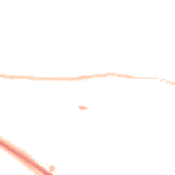 Night-time road noise heatmap for PL5 2LD