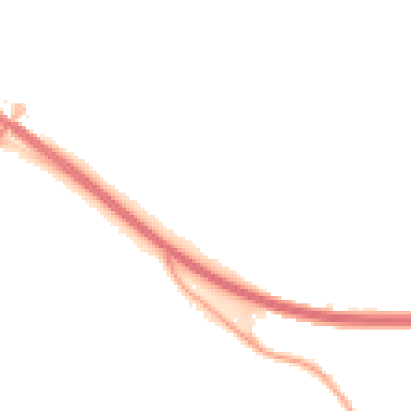 Night-time road noise heatmap for PL5 3EF