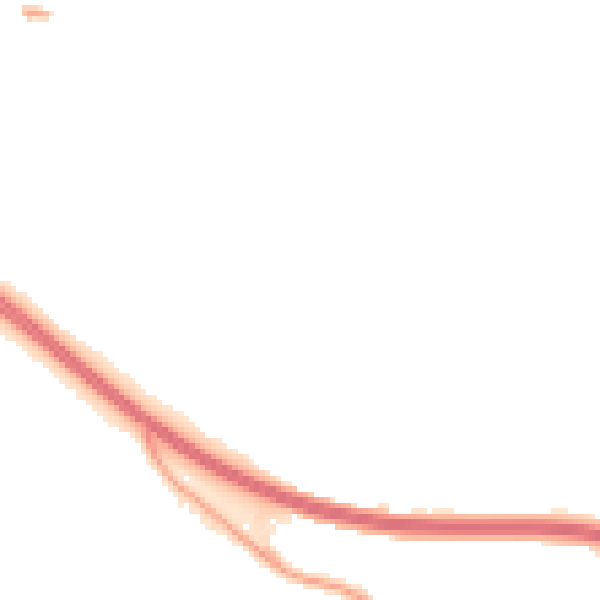 Night-time road noise heatmap for PL5 3LL