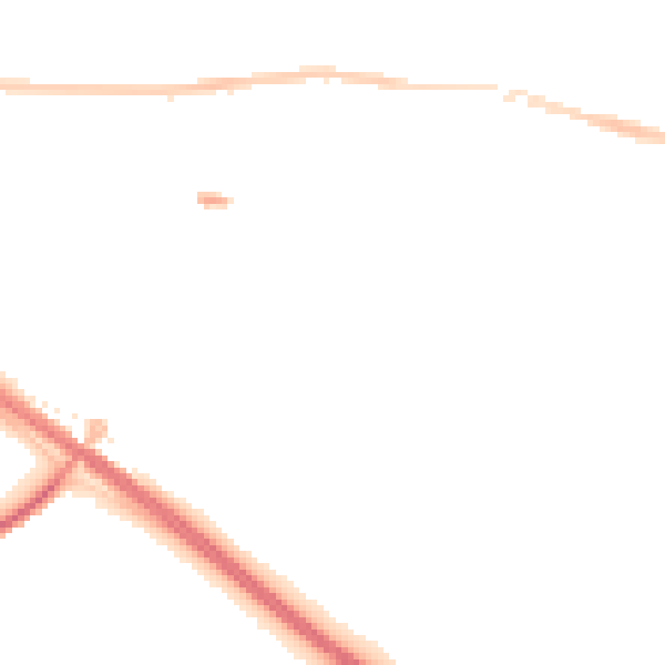Night-time road noise heatmap for PL5 3PG