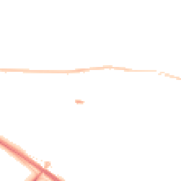 Night-time road noise heatmap for PL5 3QB