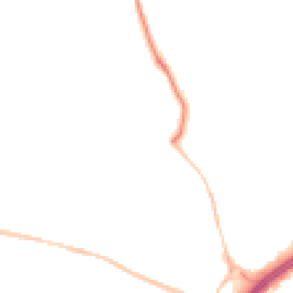 Night-time road noise heatmap for PL5 4AW