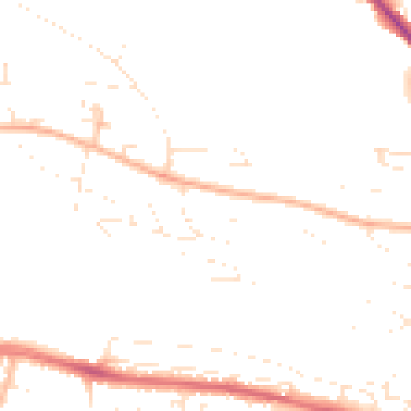 Daytime road noise heatmap for PL5 4BB