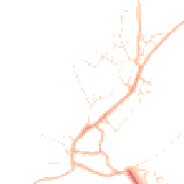 Daytime road noise heatmap for PL5 4LP
