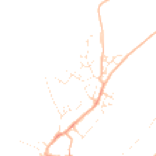 Daytime road noise heatmap for PL5 4PG