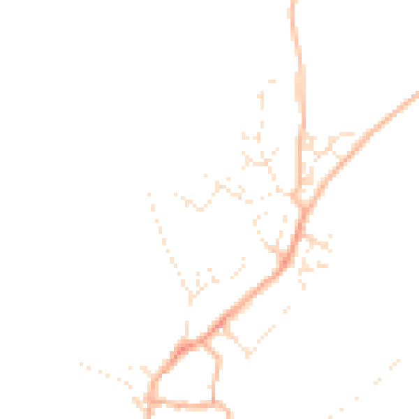 Daytime road noise heatmap for PL5 4PH