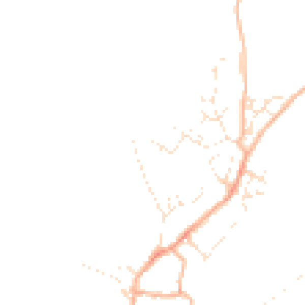 Daytime road noise heatmap for PL5 4PL