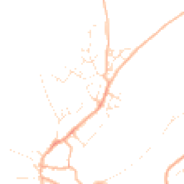 Daytime road noise heatmap for PL5 4PY