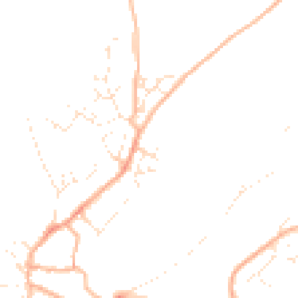 Daytime road noise heatmap for PL5 4QA