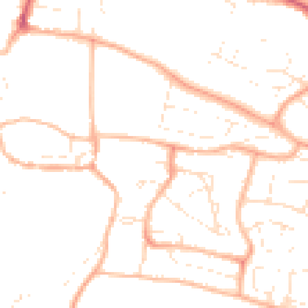 Daytime road noise heatmap for PL7 1JA