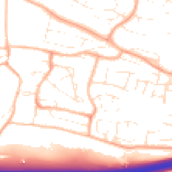 Daytime road noise heatmap for PL7 1JH