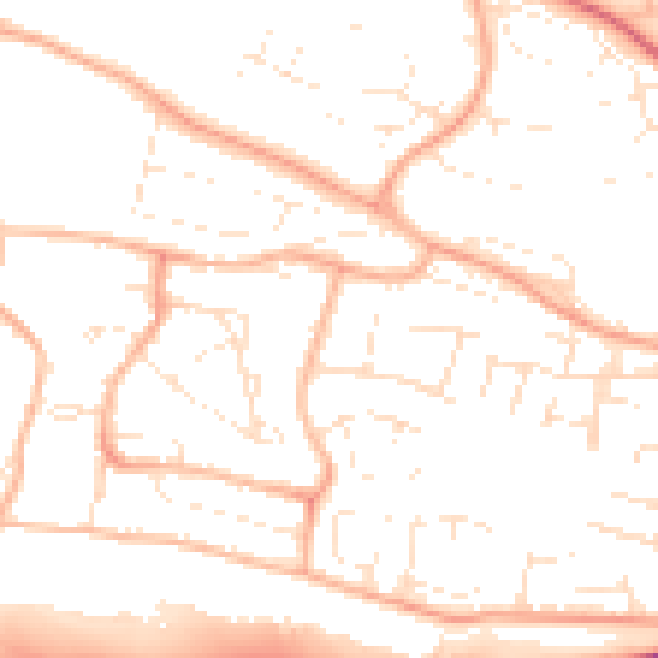 Daytime road noise heatmap for PL7 1JQ