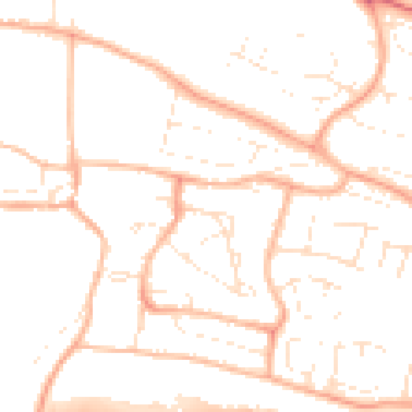 Daytime road noise heatmap for PL7 1JU