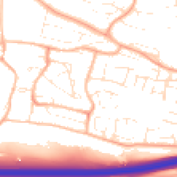 Daytime road noise heatmap for PL7 1JW
