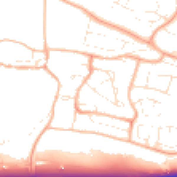 Daytime road noise heatmap for PL7 1LA