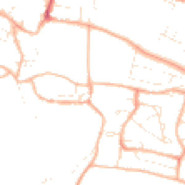 Daytime road noise heatmap for PL7 1LR