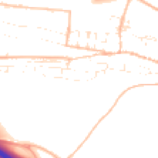Daytime road noise heatmap for PL7 1TS