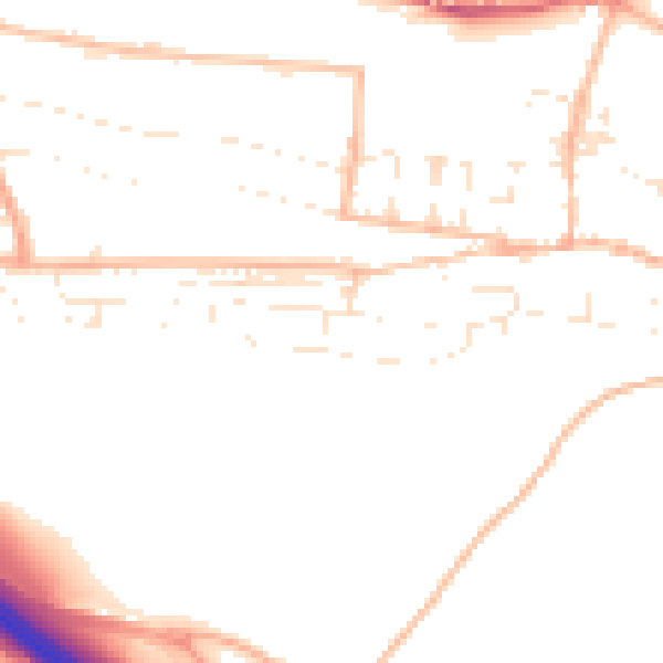 Daytime road noise heatmap for PL7 1TU