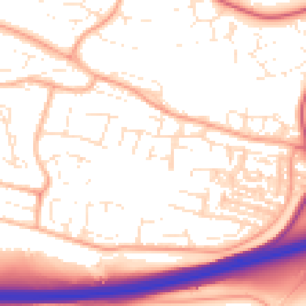 Daytime road noise heatmap for PL7 1XP