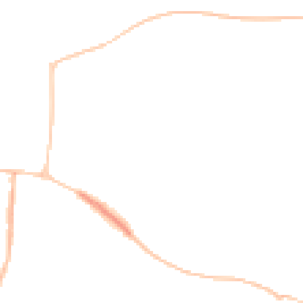 Night-time road noise heatmap for PL7 2BQ