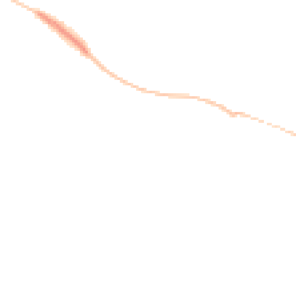 Night-time road noise heatmap for PL7 2YE