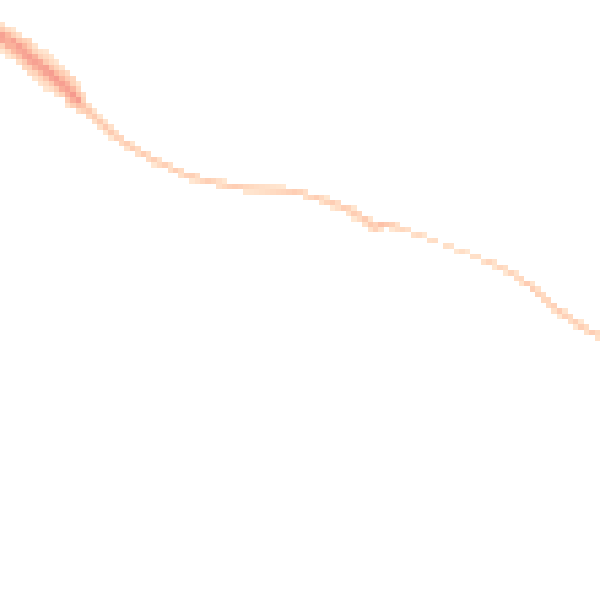 Night-time road noise heatmap for PL7 2YF