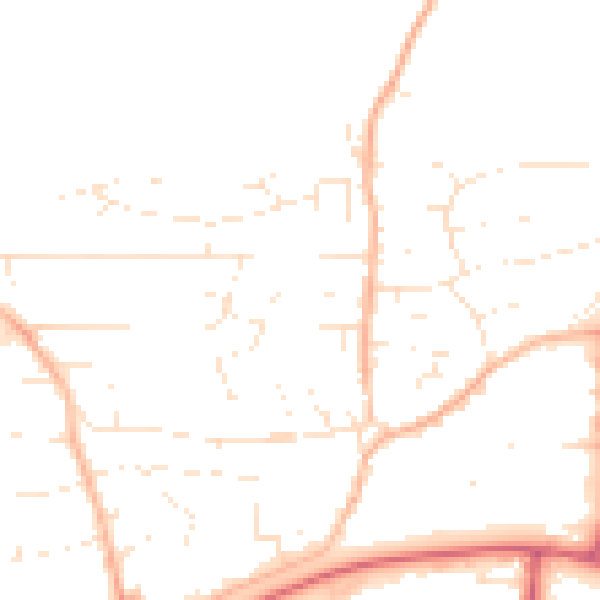Daytime road noise heatmap for PL7 4HR