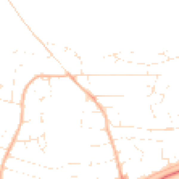 Daytime road noise heatmap for PL7 4QF