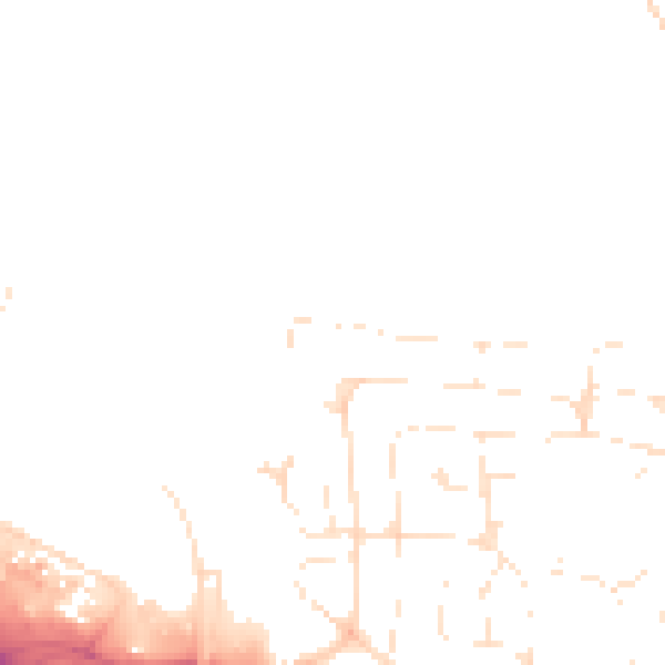 Daytime road noise heatmap for PL7 4QH