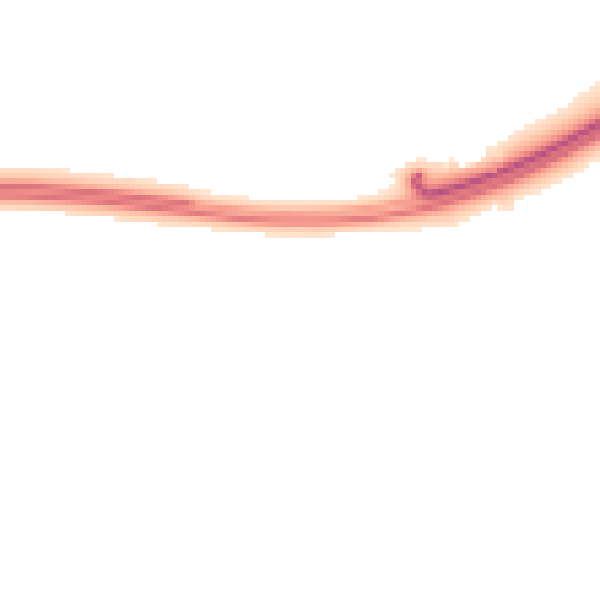 Night-time road noise heatmap for PL7 5AT