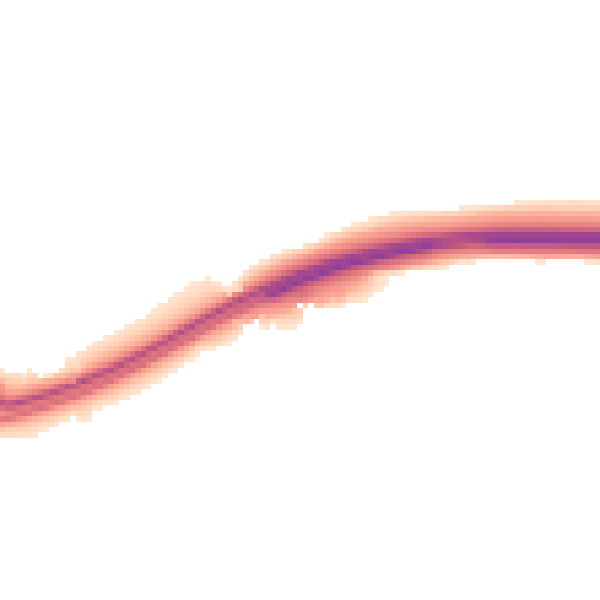 Night-time road noise heatmap for PL7 5AU
