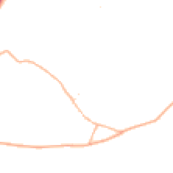 Daytime road noise heatmap for PL7 5BT