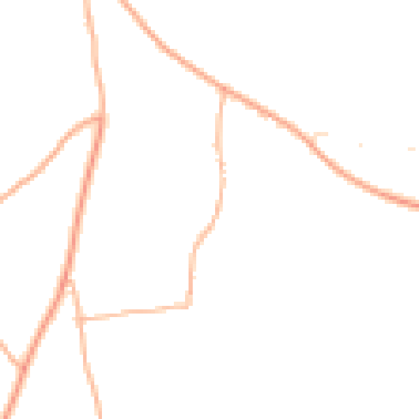 Daytime road noise heatmap for PL7 5HU