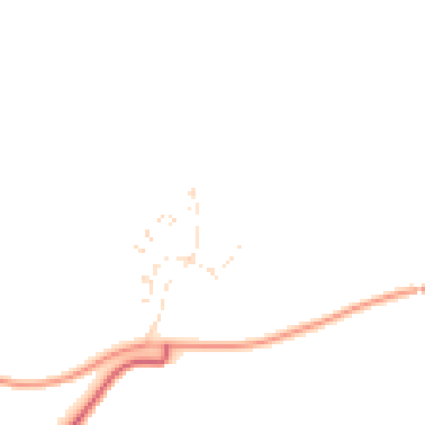 Daytime road noise heatmap for PL7 5LG