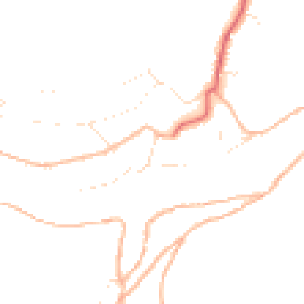 Daytime road noise heatmap for PL8 1AA