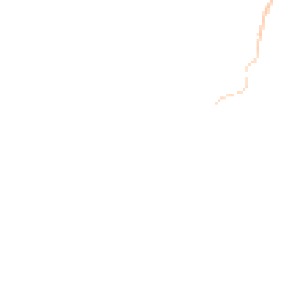 Night-time road noise heatmap for PL8 1AD
