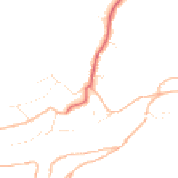 Daytime road noise heatmap for PL8 1AP